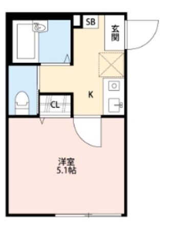 クレセントムーン 曳舟の物件間取画像